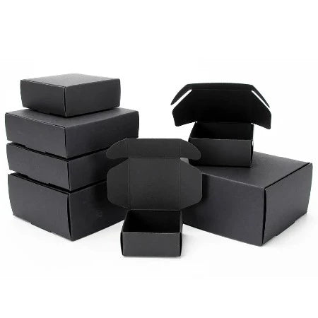 10-50pcs Black Boxes